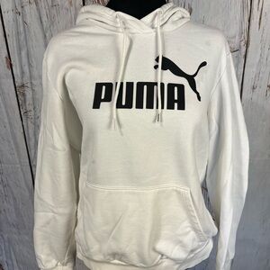 PUMA Classic White Hoodie Size Large